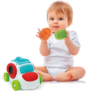 AUTKO SENSORYCZNE SORTER CLEMMY + DUŻE KLOCKI CLEMENTONI