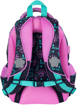 PLECAK TORNISTER SZKOLNY 4-KOMOROWY KOTEK MY LITTLE FRIEND BPL-58 KITTY PARTY