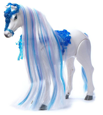 DUŻA KARETA DYNIA Z CHODZĄCYM KONIEM Chodzący KOŃ KAROCA + LALKA KSIĘŻNICZKA