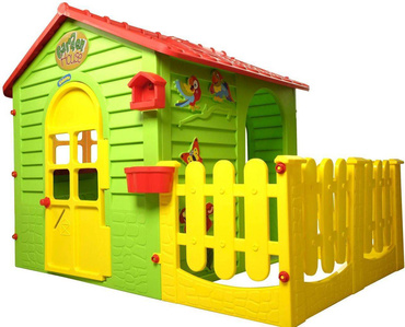 DOMEK + ZJEŻDŻALNIA 12603 + MOCHTOYS PLAC ZABAW