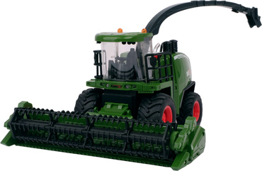 KOMBAJN ZDALNIE STEROWANY Zbożowy TRAKTOR Światła DYM Z KOMINA RC USB