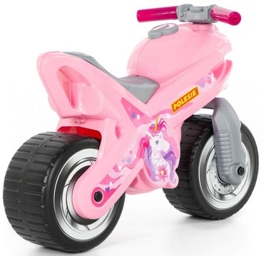 MOTOREK ROWEREK BIEGOWY JEŹDZIK DUŻY MOTOR MX JEDNOROŻEC 69cm RÓŻOWY