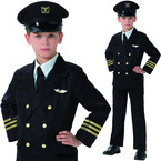 STRÓJ KARNAWAŁOWY PILOT SAMOLOTU KAPITAN kostium 104 cm