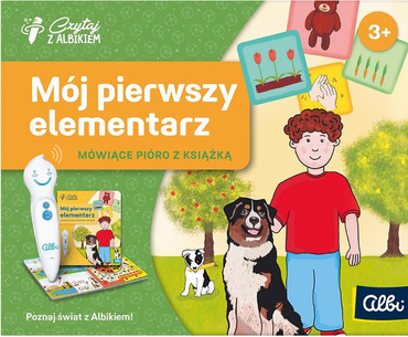 DUŻY ELEMENTARZ MÓWIĄCE PIÓRO CZYTAJ Z ALBIKIEM