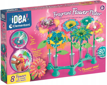 LABOLATORIUM KWIATÓW PACHNĄCY BUKIET ZESTAW DLA DZIECI CLEMENTONI IDEA