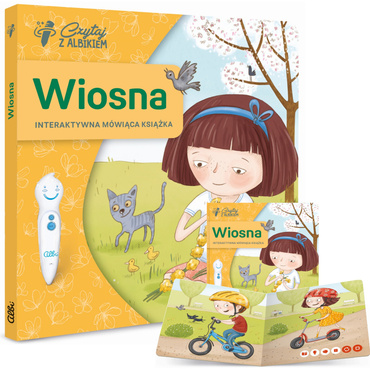 CZYTAJ Z ALBIKIEM WIOSNA MINI MÓWIĄCA INTERAKTYWNA KSIAŻKA