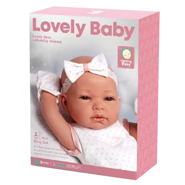 LALKA BOBAS REALISTYCZNA + AKCESORIA kocyk becik smoczek 38 cm NA PREZENT 