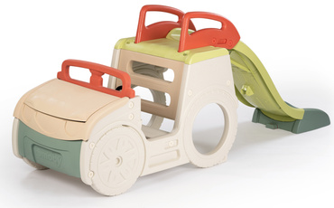 SMOBY PLAC ZABAW 3w1 SAMOCHÓD PRZYGODA ZJEŻDŻALNIA PIASKOWNICA DRABINKA