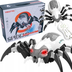 OGROMNY PAJĄK STEROWANY MECHANICZNY ROZPYLA MGŁĘ LED PILOT R/C USB