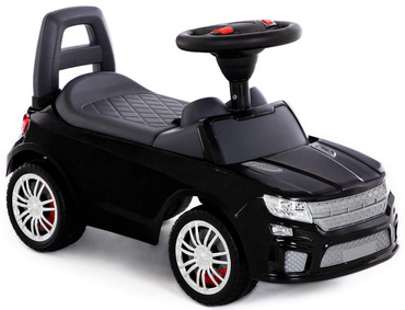 JEŹDZIK PCHACZ 2w1 AUTO SAMOCHÓD DŹWIĘKI CZARNY
