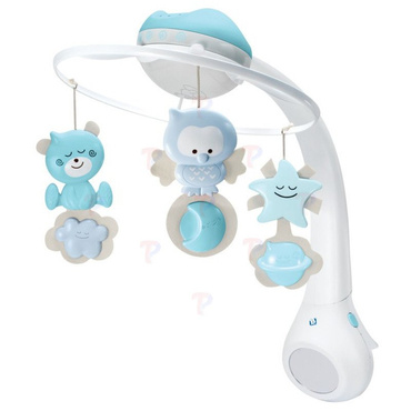 B-Kids MUZYCZNA KARUZELA Projektor Lampka 3w1 Blue