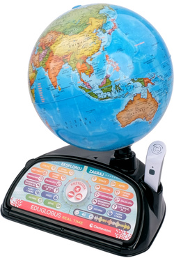 GLOBUS INTERAKTYWNY EDUGLOBUS DIGITAL REAL TIME APLIKACJA CLEMENTONI