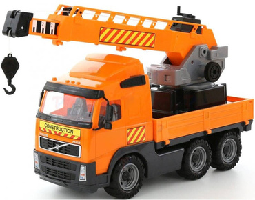 MEGA DUŻA CIĘŻARÓWKA VOLVO DŹWIG Żuraw 70 cm AUTO