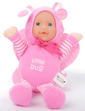 LALKA BOBAS LITTLE BUG RÓŻOWA 20 cm od 0m