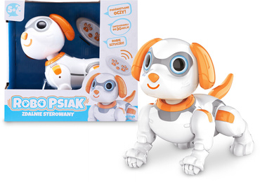 PIESEK ROBOT Interaktywny ZDALNIE STEROWANY ROBOPSIAK wykonuje KOMENDY