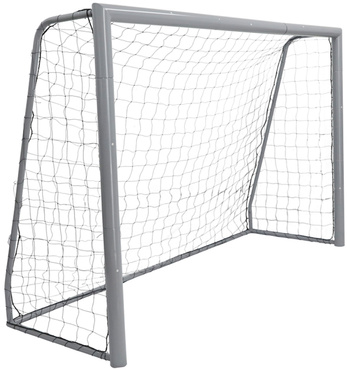 DUŻA BRAMKA PIŁKARSKA METALOWA Z SIATKĄ 300x200x120cm GRUBA MOCNA STABILNA TRENINGOWA RURY 60mm