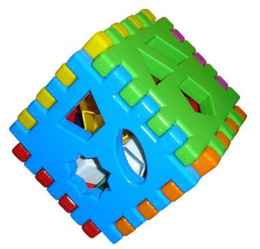 KOSTKA EDUKACYJNA WIKI KLOCKI WAFLE SORTER 24 el