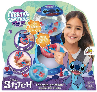 FABRYKA GNIOTKÓW STITCH PIŁECZKI ZESTAW kreatywny SQUEEZ BALL ZABAWKA COBI 
