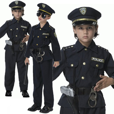 STROJE KARNAWAŁOWE KOSTIUM DZIECIĘCY Policjant 128