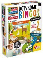 MONTESSORI ZESTAW DOTYKOWE BINGO ZE ZWIERZĘTAMI