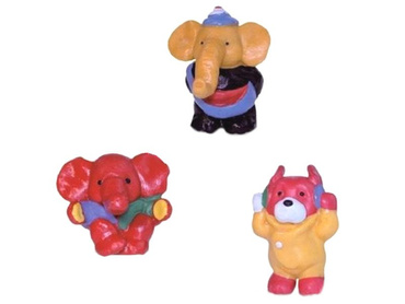 MIC-O-MIC ZESTAW FIGUR SZCZĘŚLIWI PRZYJAC IELE klocki 3D 