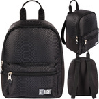 PLECACZEK MIEJSKI WYCIECZKOWY WĄŻ CZARNY PLECAK ST.RIGHT SHINY SNAKE