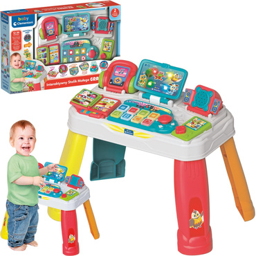 INTERAKTYWNY STOLIK MAŁEGO GRACZA EDUKACYJNY DLA DZIECI CLEMENTONI
