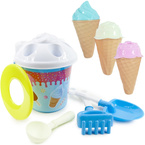 ZABAWKI DO PIASKOWNICY PIASKU LODY FOREMKI WAIDERKO ZESTAW 12 el