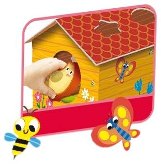 PUZZLE EDUKACYJNE MAXI DOMEK SORTER FARMA KAROTKA
