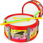DUŻY BĘBENEK DLA DZIECI + PAŁECZKI 23cm KOLORY