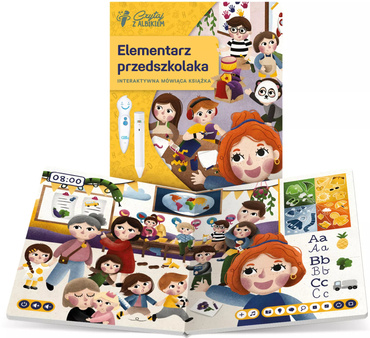 CZYTAJ Z ALBIKIEM ELEMENTARZ PRZEDSZKOLAKA ZESTAW MÓWIĄCE PIÓRO Z KSIĄŻKĄ