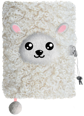 PAMIĘTNIK NOTES NA KŁÓDKĘ KLUCZYK 3D WŁOCHACZ SHEEP OWIECZKA St.Majewski