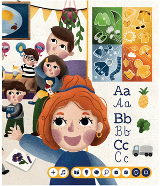 CZYTAJ Z ALBIKIEM ELEMENTARZ PRZEDSZKOLAKA ZESTAW MÓWIĄCE PIÓRO Z KSIĄŻKĄ