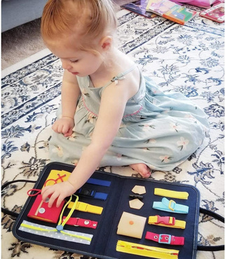 WALIZKA SENSORYCZNA TORBA MANIPULACYJNA MONTESSORI