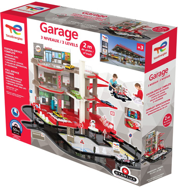 Mochtoys TOTAL DUŻY GARAŻ PARKING 3 POZIOMY Stacja TOR