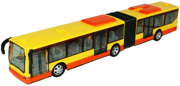 DUŻY AUTOBUS STEROWANY RC PRZEGUBOWY miejski LED Akumulator USB