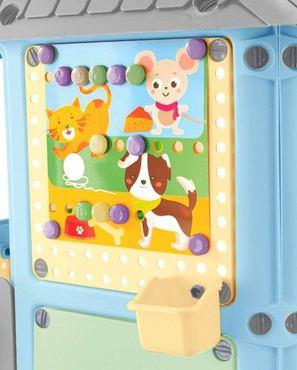 MOCHTOYS DOMEK OGRODOWY DLA DZIECI SMART HOUSE - PLAC ZABAW