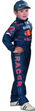 STRÓJ KARNAWAŁOWY KIEROWCA WYŚCIGOWY RAJDOWY KOMBINEZON kostium 116 cm