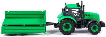 TRAKTOR Z PRZYCZEPKĄ BURTOWĄ POLESIE ZIELONY