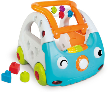 B-KIDS SENSORYCZNY SAMOCHODZIK 3w1 PCHACZ CHODZIK