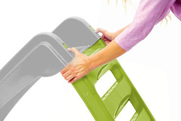 PalPlay STABILNA ZJEŻDŻALNIA ślizg składana SZARA STORM 130cm