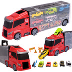 TIR LAWETA WALIZKA NA 12 AUT 6 RESORAKÓW WYRZUTNIA CZERWONA ZESTAW