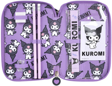 PIÓRNIK POTRÓJNY Z WYPOSAŻENIEM PC-05 KUROMI VIOLET