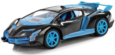AUTO WYŚCIGOWE STEROWANE RC KIEROWNICA + PEDAŁY NIEBIESKIE
