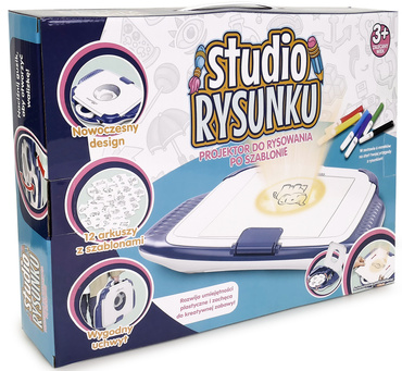 STUDIO RYSUNKU STOLIK Z PROJEKTOREM PROJEKTOR RZUTNIK DO RYSOWANIA TABLICA