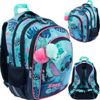 PLECAK TORNISTER SZKOLNY 4-KOMOROWY DLA DZIEWCZYNKI STITCH STAY COOL BPL-58