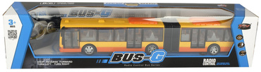 DUŻY AUTOBUS STEROWANY RC PRZEGUBOWY miejski LED Akumulator USB