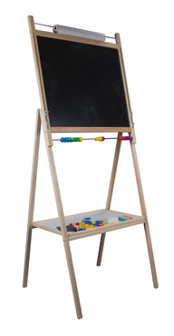 REGULOWANA TABLICA MAGNETYCZNA KREDOWA 6W1 PAPIER LICZYDŁO 108-159cm