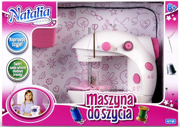 NATALIA PRAWDZIWA MASZYNA DO SZYCIA DLA DZIECI NA BATERIE