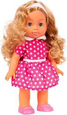 LALKA CHODZĄCA BAMBOLINA NUCI PIOSENKĘ 33cm CHODZI SMILY PLAY